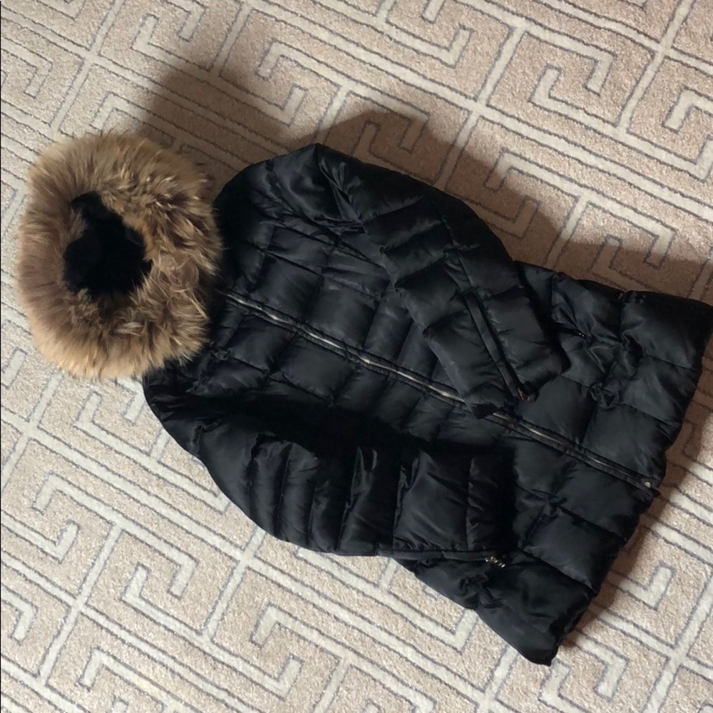 Down Coat with real fur hood by Andrew MARC